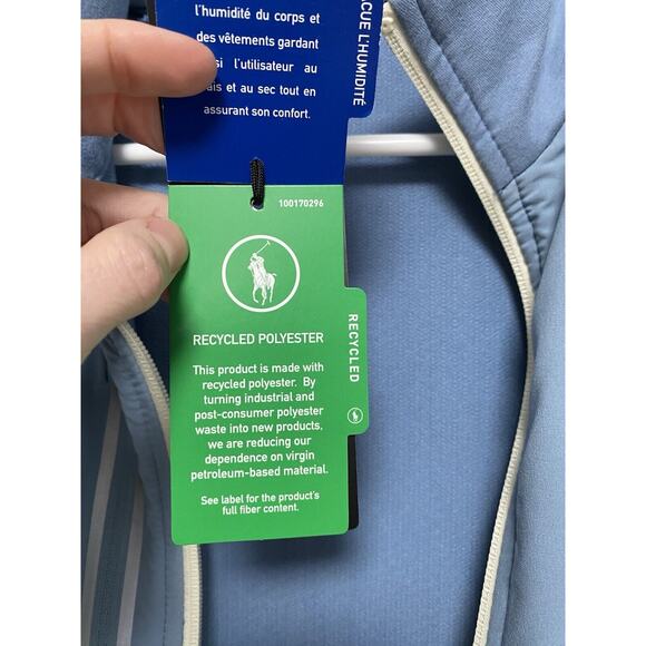 RLX Golf Ralph Lauren Women's Printed Terry Sleeveless Full-Zip Vest Size S NWT - Picture 8 of 10